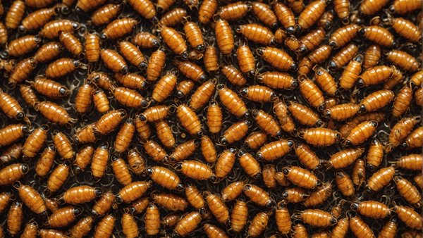 Vers de farine vivants : l'aliment idéal pour poules et oiseaux